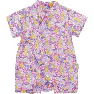 PAUBOLI Baby Kimono Romper Japanese Sakura Cotton Infant Comfy 6-12 months
